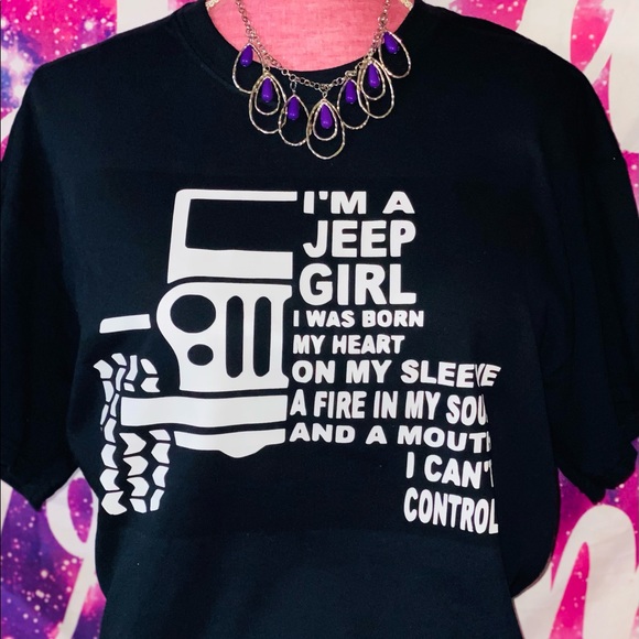 I’m a jeep girl I was born my heart on my Sleeve - Picture 3 of 4
